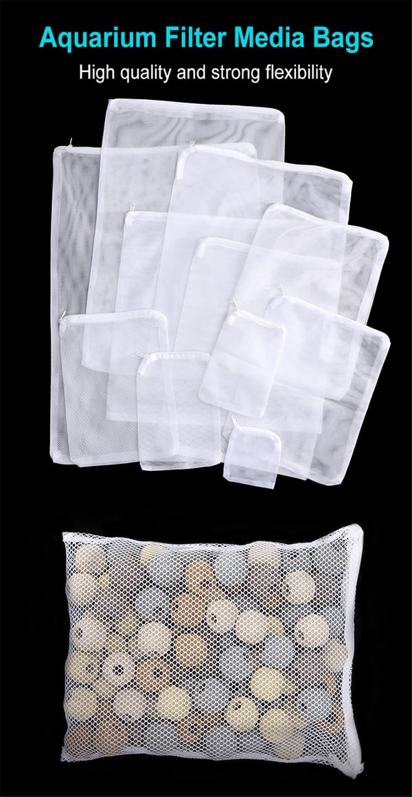 Filterposer til akvarium 5-pakning Hvit 30×25 cm