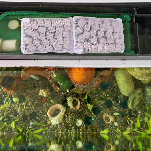 Filterposer til akvarium 5-pakning Hvit 30×25 cm