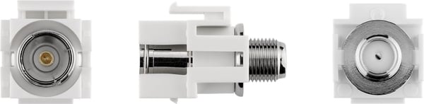 Keystone-modul, SAT/antenne, glatt innfelt montering