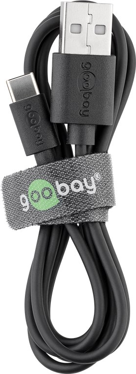 USB-C™ laddnings- och synkroniseringskabel (USB-A > USB-C™)