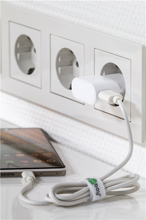 USB-lader (5W) hvit
