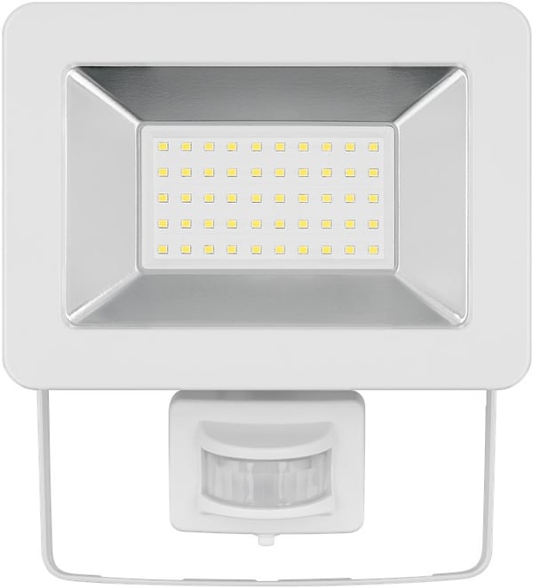 LED utendørs flomlys, 50 W, med bevegelsesdetektor
