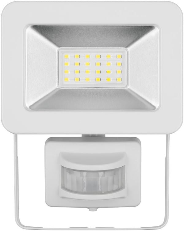 LED utendørs flomlys, 20 W, med bevegelsesdetektor