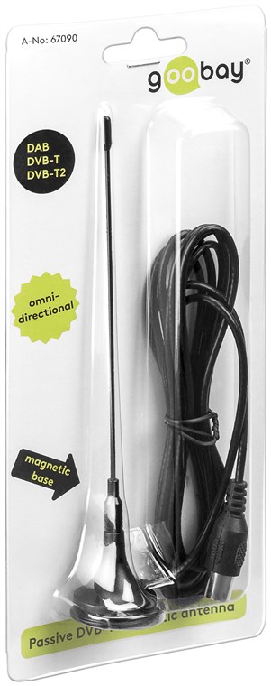 Passiivinen DVB-T2-miniantenni (HD)