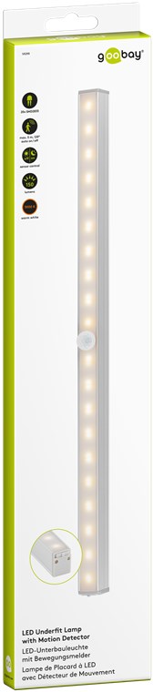 Integrert LED-belysning med bevegelsesdetektor