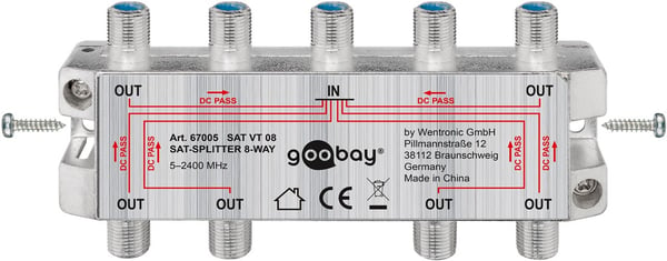 åtte ganger bryter for satellittsignaler