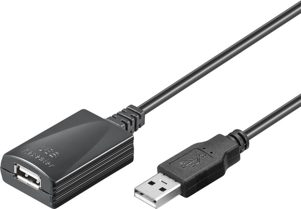 Aktiivinen USB 2.0 jatkokaapeli,