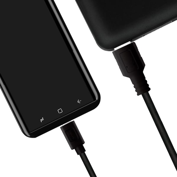USB-A - USB-C-kaapeli USB 3.2 Gen1 15W 0,5m