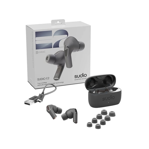 Hodetelefon In-Ear E2 True Wireless ANC Svart