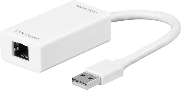 USB 2.0 Fast Ethernet-netværks-converter, hvid