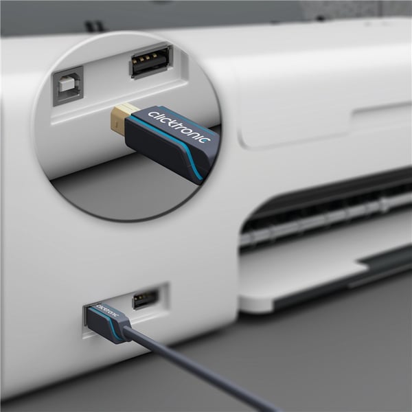 USB-A til USB-B 3.0 adapterkabel