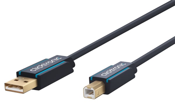 Sovitinkaapeli USB-A:sta USB-B 2.0:aan