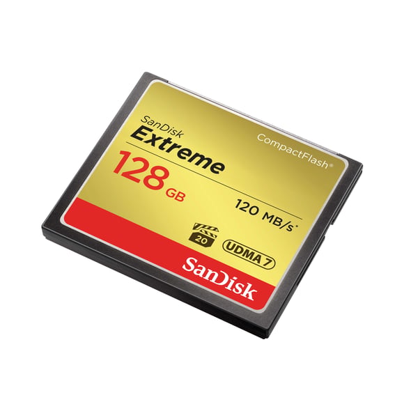 Minnekort CF Extreme 128GB 120MB/s UDMA7