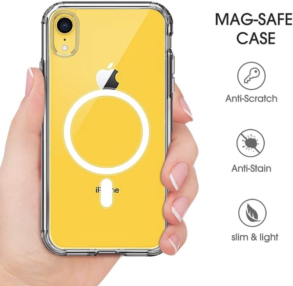 Mobildeksel, iPhone X/XS MagSafe-kompatibel Akryl gjennomsiktig