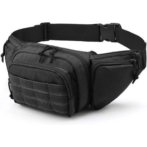 outdoor taljetaske 800D Oxford-Nylon Sort