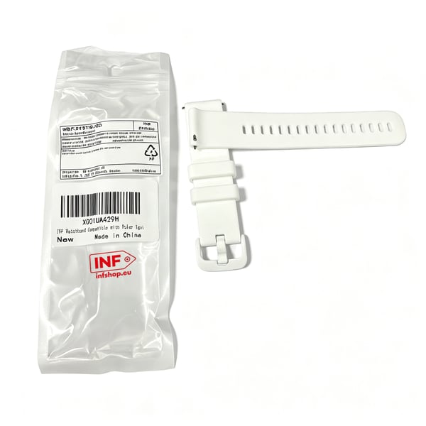Polar Ignite/Unite armband silikon White