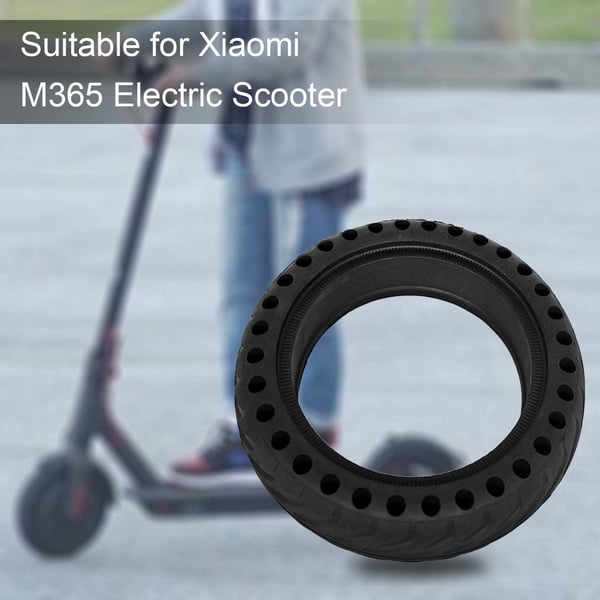 8,5 tommer honeycomb solid dæk kompatibelt med Xiaomi M365 el-løbehjul - punkteringssikker og stødabsorberende 2-pack