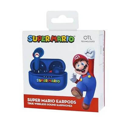 Høretelefoner In-Ear TWS Super Mario Blå