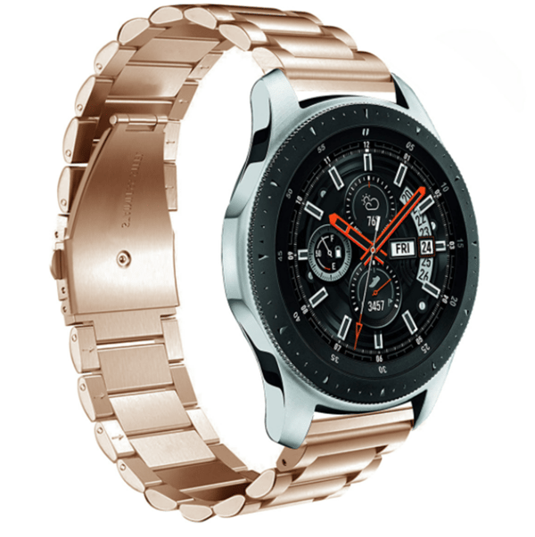 Rem kompatibel med Huawei Watch GT rustfrit stål guld