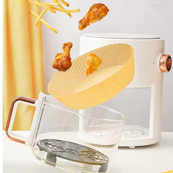Air Fryer engangspapir for frityrkoker 50 stk Brun