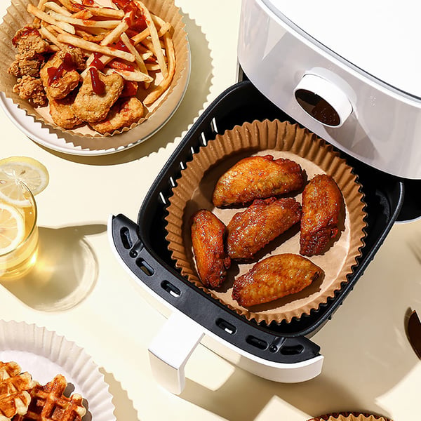 Air Fryer engangspapir for frityrkoker 50 stk Brun