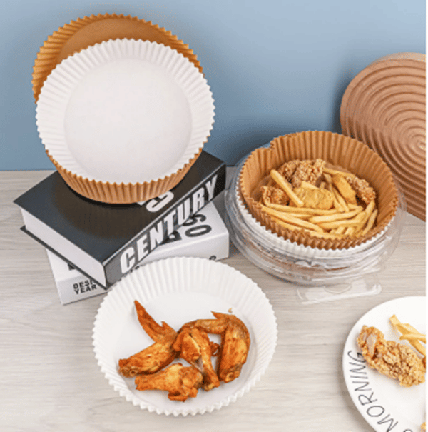 Air Fryer Engangspapir Hvit 16 cm 50 Stk