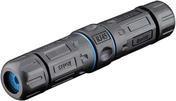 Outdoor (IP68) RJ45 modulbaseret tilkobling/forbindelse, CAT 6A