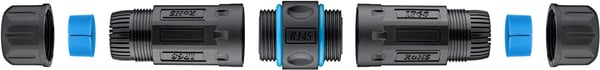 Outdoor (IP68) RJ45 modulbaseret tilkobling/forbindelse, CAT 6A