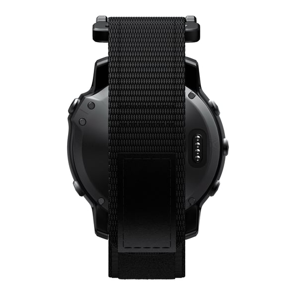 Urrem 22 mm til Garmin Fenix 5/6/7 Forerunner Approach Nylon Black
