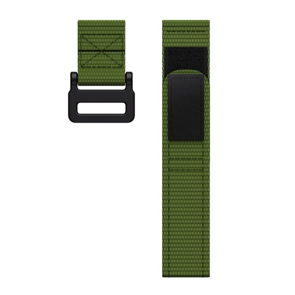 Urrem 22 mm til Garmin Fenix 5/6/7 Forerunner Approach Nylon Green