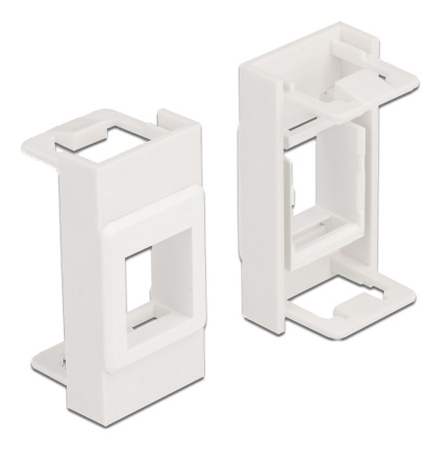 Easy 45 Module Keystone Holder 22.5 x 45 mm, white