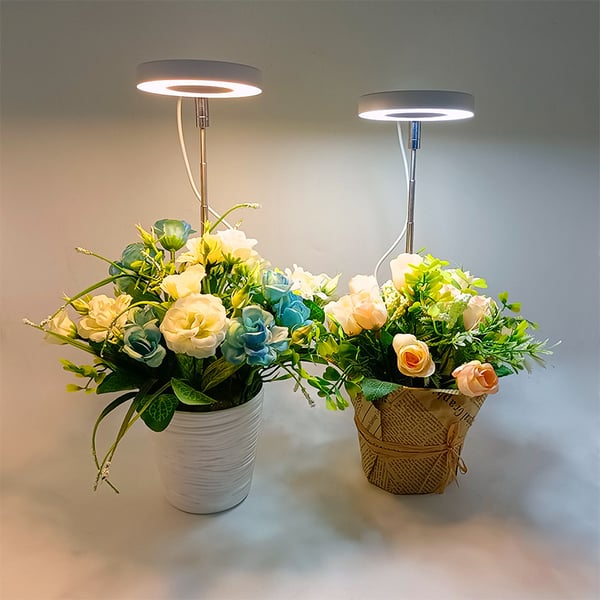 Plantebelysning for potteplanter varmhvitt / hvitt