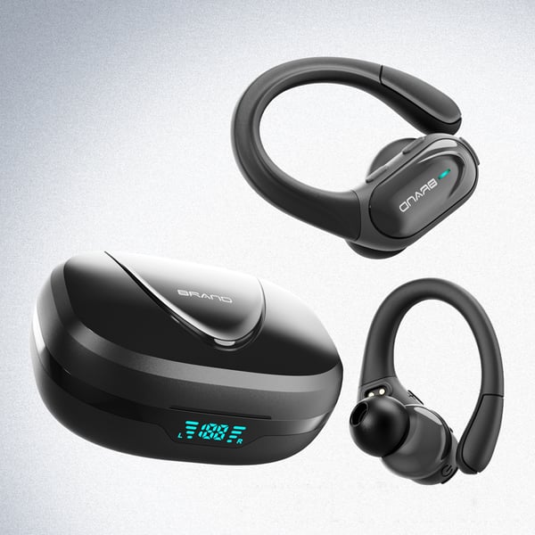 Trådløst lytteutstyr Bluetooth 5.1 svart