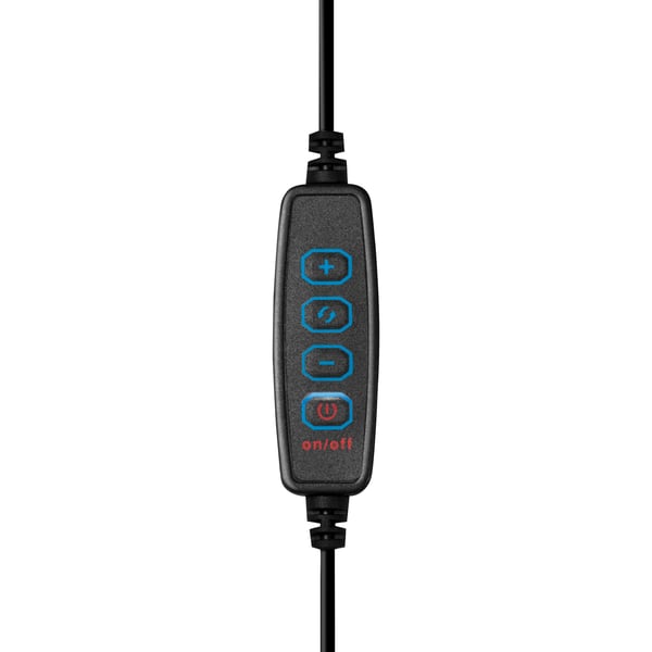 Ringlys til smartphone Ø8,5 cm med clips