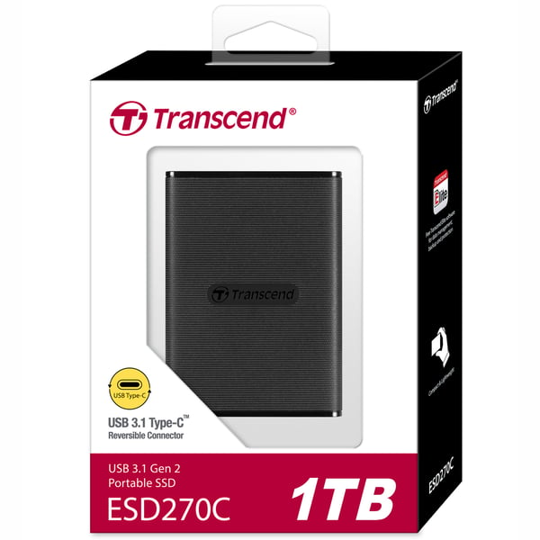Bærbar SSD ESD270C USB-C 1TB (R520/W460)