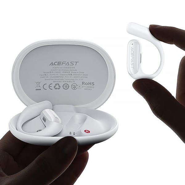 ACEFAST FA002 ACEFIT Air Kuulokkeet True Wireless Stereo (TWS) Ear-hook Puhelut/Musiikki Bluetooth Valkoinen