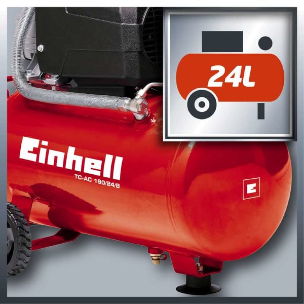 Pikkukuva 2 / 8: Einhell TC-AC 190/24/8 ilmakompressori 1500 W 165 l/min
