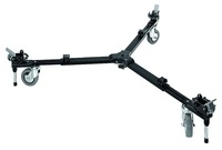 Manfrotto 127VS Variable Spread Basic Dolly kolmijalka 3 jalkoja Musta