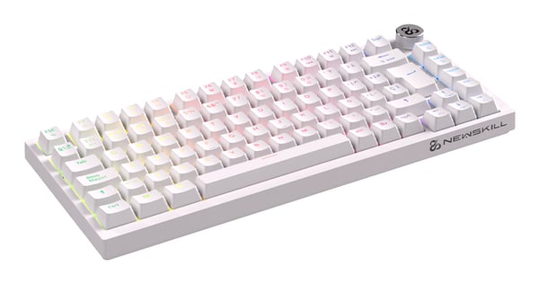 Newskill Gaming Pyros Pro tastatur Spil USB + RF Wireless + Bluetooth QWERTY Hvid