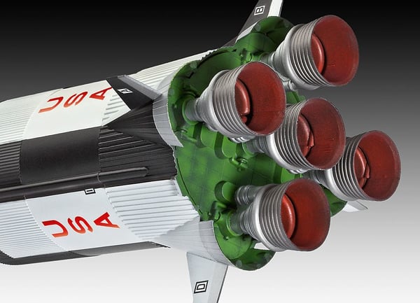 Revell Apollo Saturn V Rymdraketmodell Monteringssats 1:144