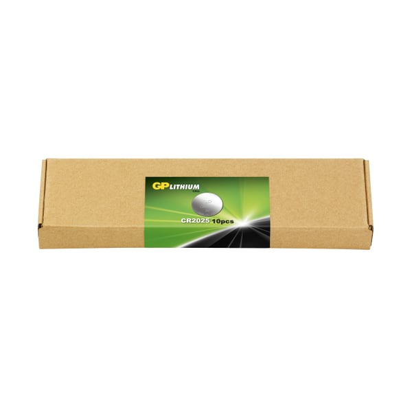 GP Batteries Lithium CR2025 Genopladeligt batteri Lithium-Manganese Dioxide (LiMnO2)