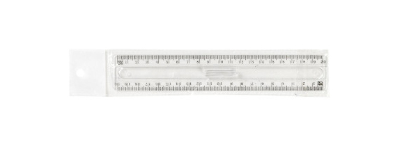Artiglio 5249 lineal Bordlineal 200 mm Plast Hvid