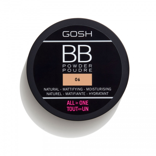 Miniatyrbild 2 av 4: Gosh BB Pressed Powder 06 Warm Beige 6,5 g