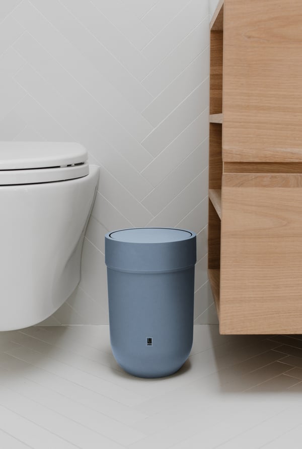 Umbra Touch 6 L Oval Polypropylen (PP), Termoplastisk gummi (TPR) Blå