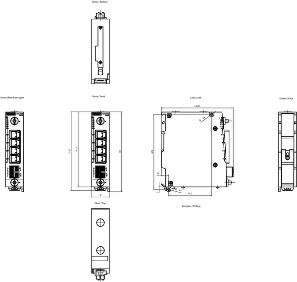 Siemens 6GK5763-1AL00-3DB0 WLAN adgangspunkt 1201 Mbit/s