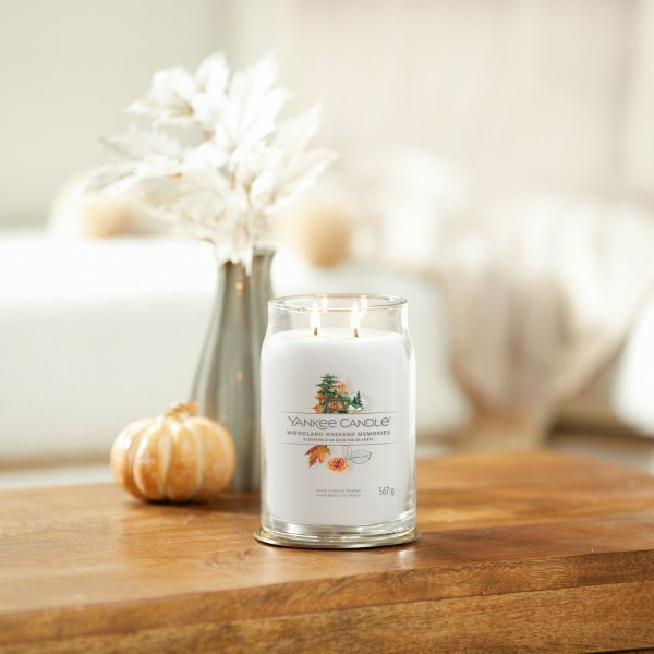 Miniatyrbillede 2 af 3: Yankee Candle 1759274E vokslys Rund Ravfarvet, Bergamot, Kokosnød, Jasmin, Mos, Orange, Pære, Sandeltræ, Vanilie Hvid 1 stk
