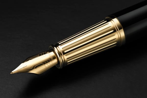 Parker 2182006 fyldepen Indbygget påfyldningssystem Sort, Guld 1 stk