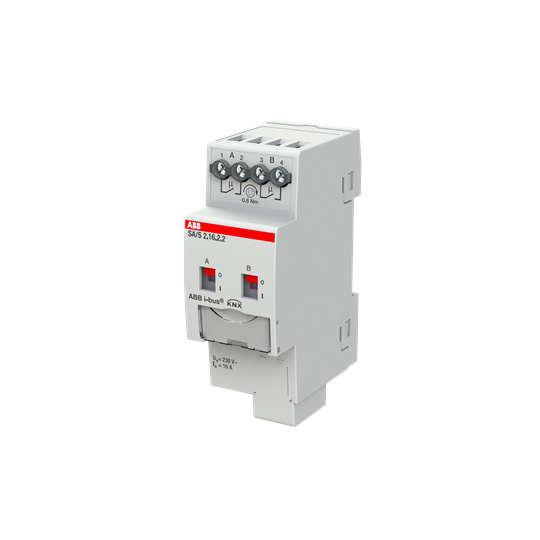Miniatyrbillede 2 af 3: ABB SCHALTAKTOR 2-FACH 16A / SA/S2.16.2.2 2CDG110261R0011