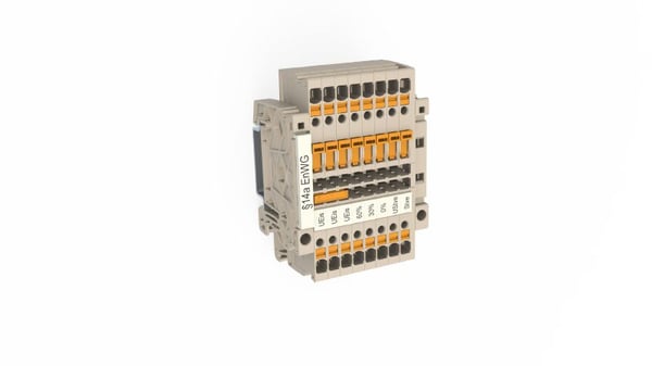 Weidmüller 14A9EEGAARKLEMMBLOCKEWE termisk blok 8 Beige