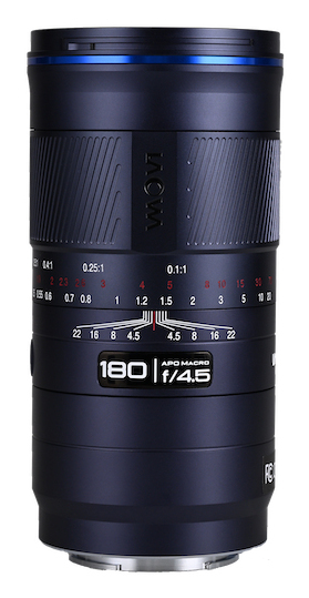 Laowa 180mm f/4.5 1.5X Ultra Macro APO Auto Focus Sony FE Makrolinse Sort